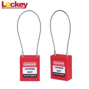 قفل قفل فلزی سیم کابل