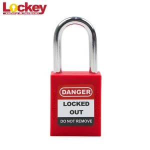 قفل قفل شده قرمز خطر